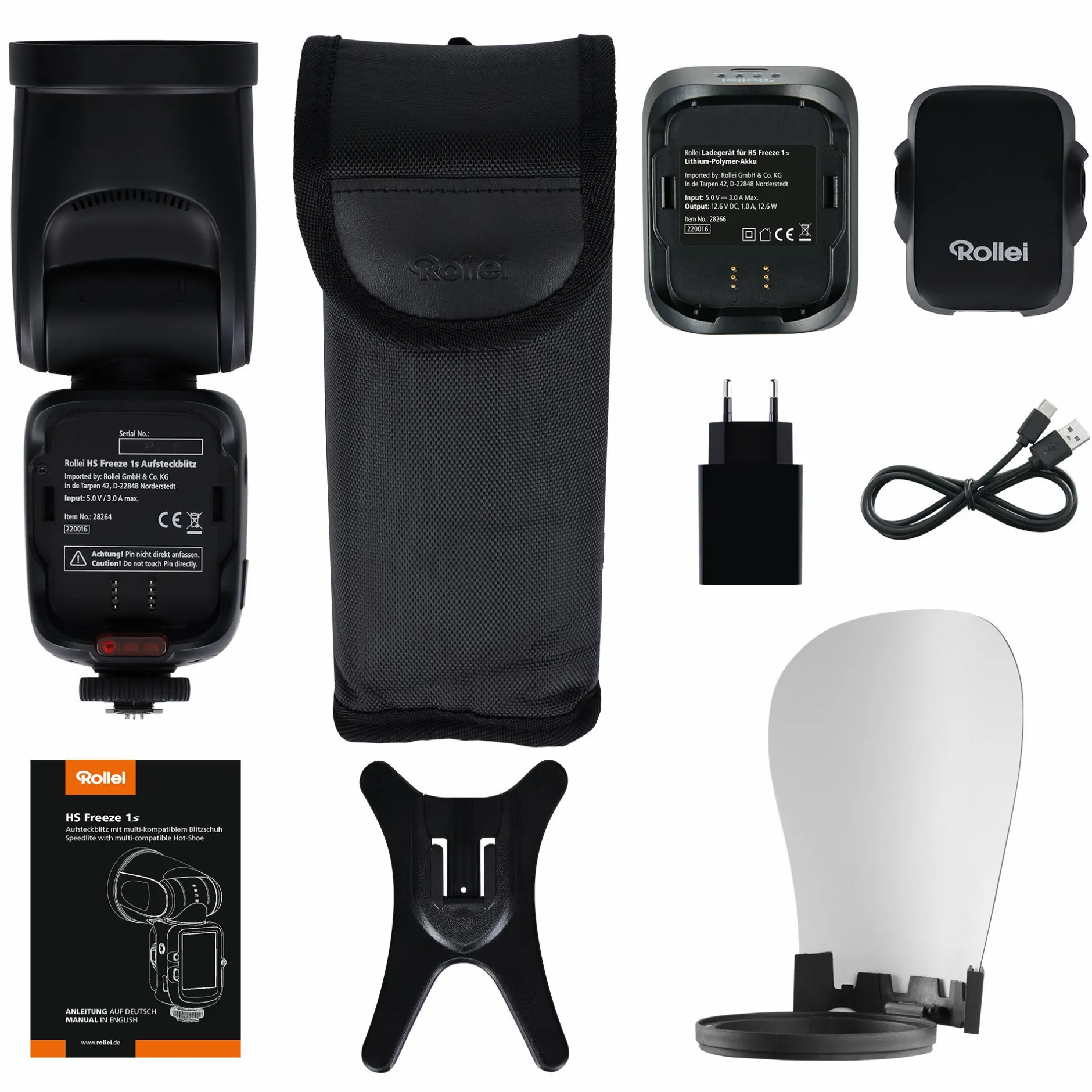 Rollei Hs Freeze 1S-Aufsteckblitz | für Sony Kameras | HS Freeze 1s