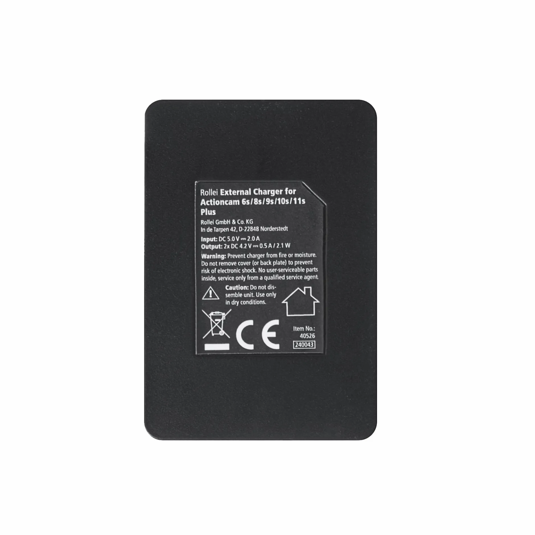 Rollei Akku & Ladegeräte-Batterie Ladegerät für 6s/8s/9s/10s/11s Plus