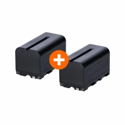 Rollei Akku & Ladegeräte|Led Zubehör-Bundle 2x Akku | Typ Sony NP-F | versch. Kapazitäten