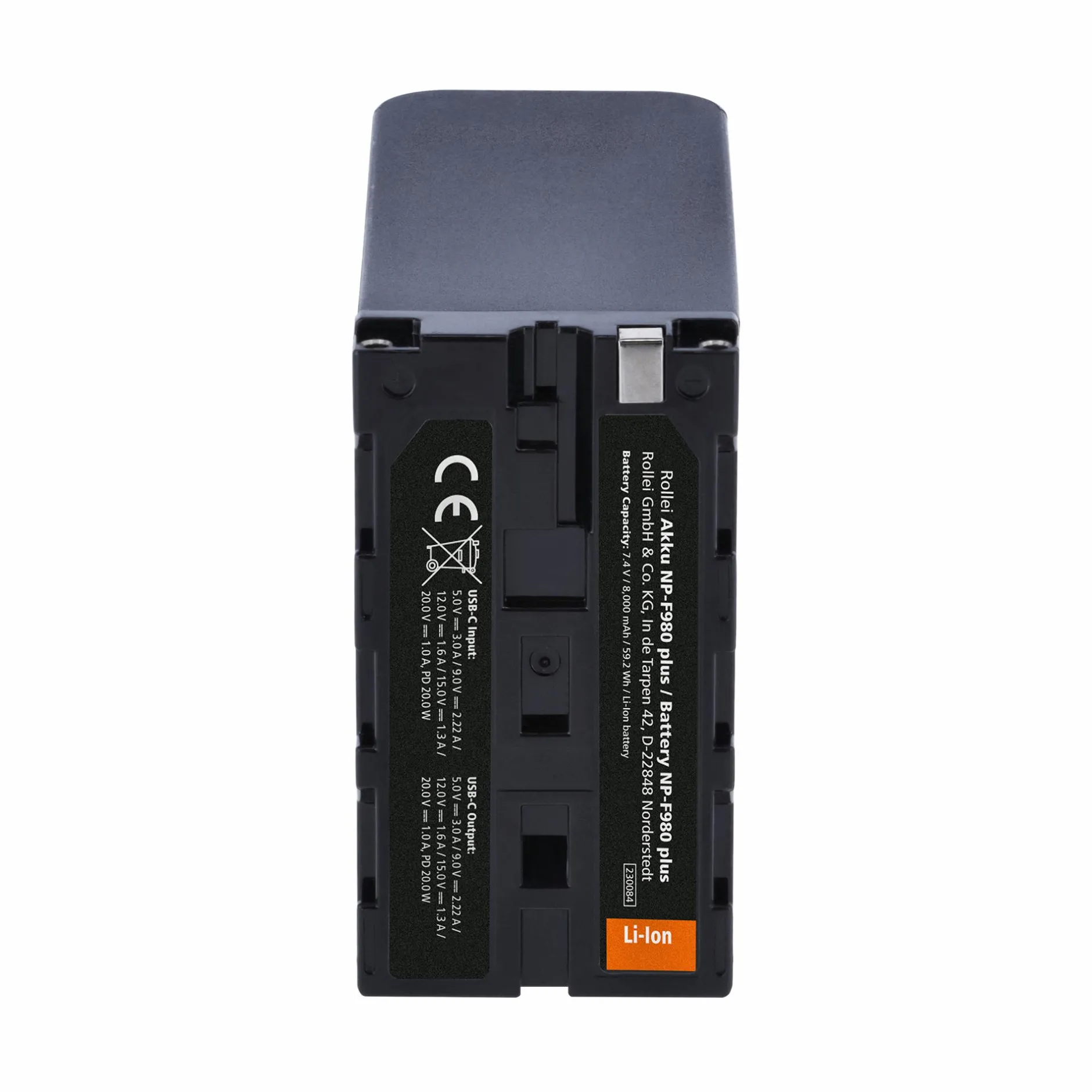 Rollei Akku & Ladegeräte|Led Zubehör-Bundle 2x Akku | Typ Sony NP-F | versch. Kapazitäten