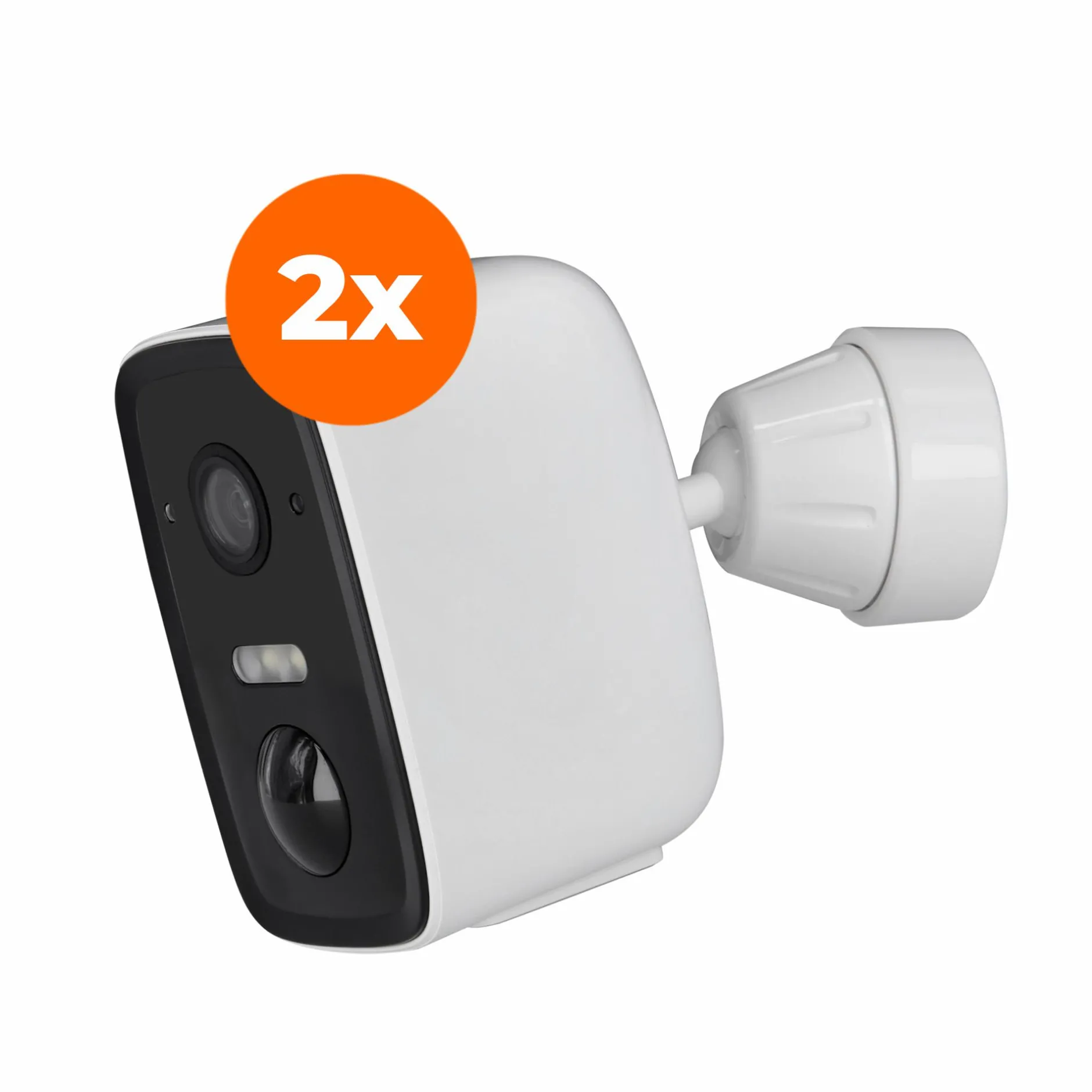 Rollei Heimsicherheit-Bundle 2x Überwachungskamera Wireless Security Cam 2K