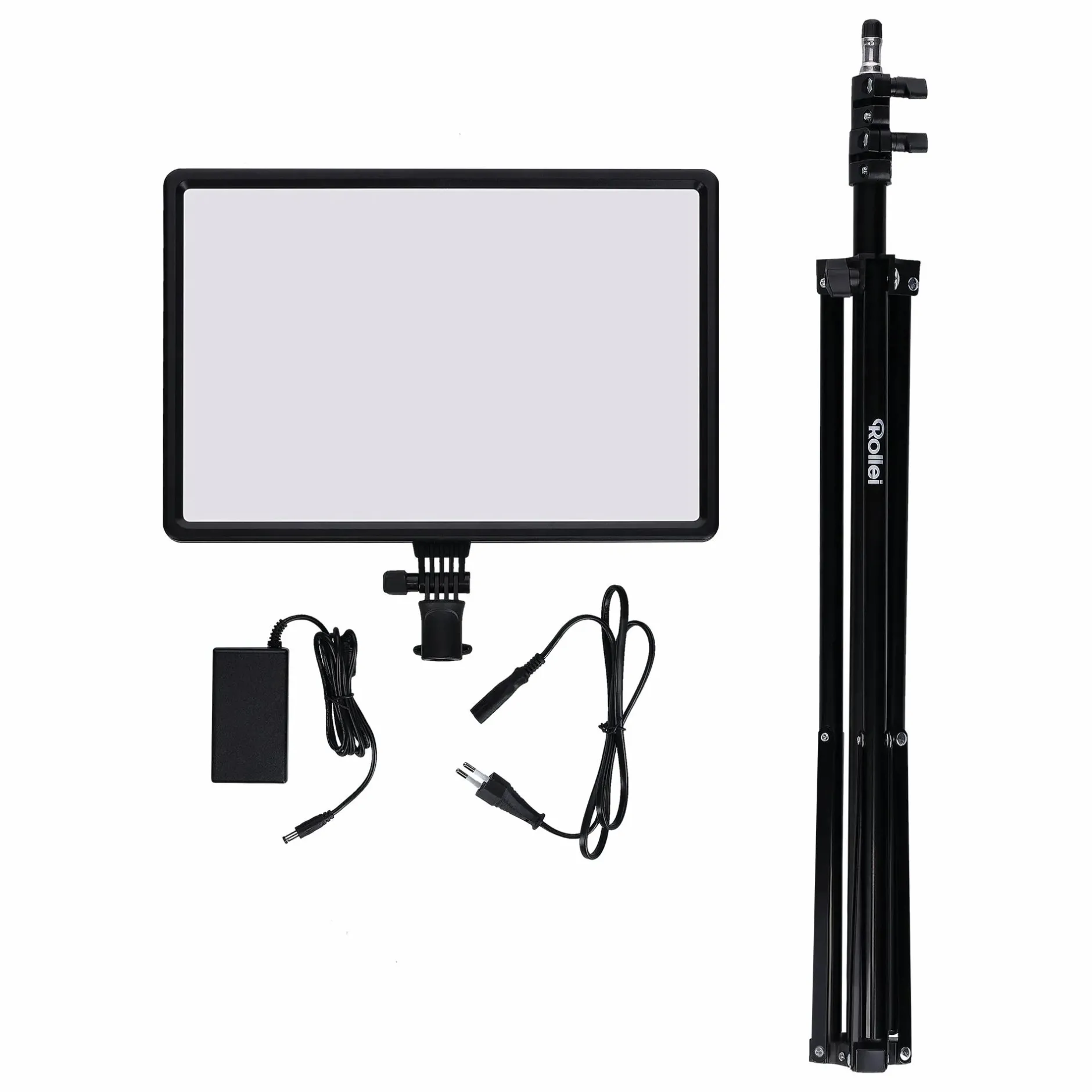 Rollei Lumis Serie|Lumis Serie-Bundle 2x LUMIS LED-Panel Bi-Color inkl. Stativ