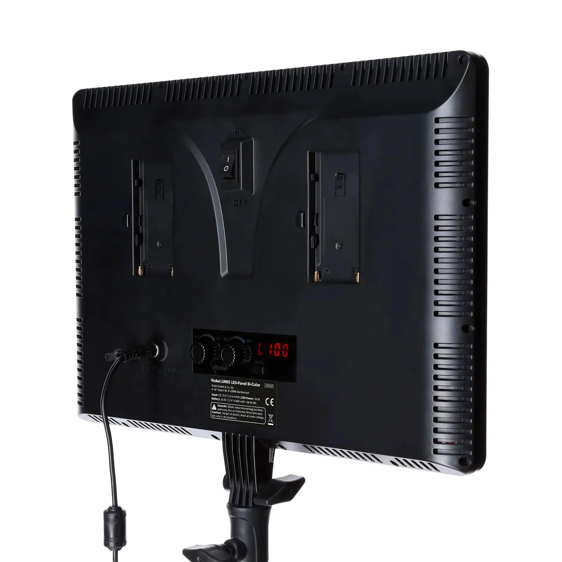 Rollei Lumis Serie|Lumis Serie-Bundle 2x LUMIS LED-Panel Bi-Color inkl. Stativ