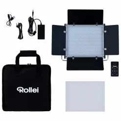 Rollei Flächenleuchten|Flächenleuchten-Bundle 2x LUMIS Panel 600 RGB inkl. Stativ