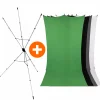 Rollei Hintergründe|Hintergründe-Bundle X-Drop Hintergrund-System + Hintergrund 3,0 x 1,5 m