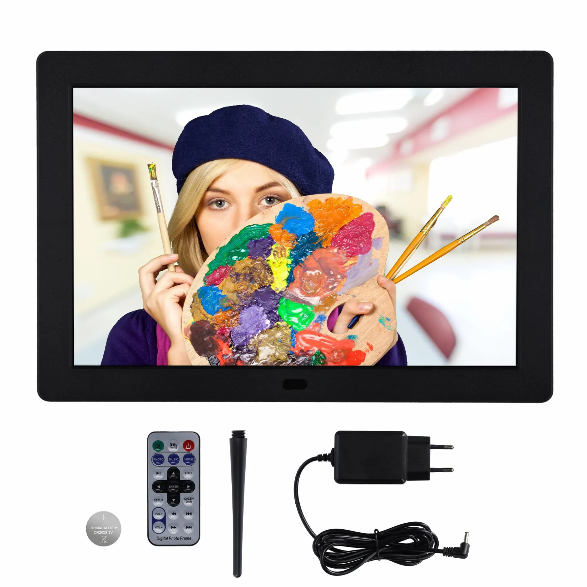 Rollei Digitale Bilderrahmen-Digitaler Bilderrahmen | 8" Diagonale | SD-Kartenslot | Modell: Pissarro DPF-880