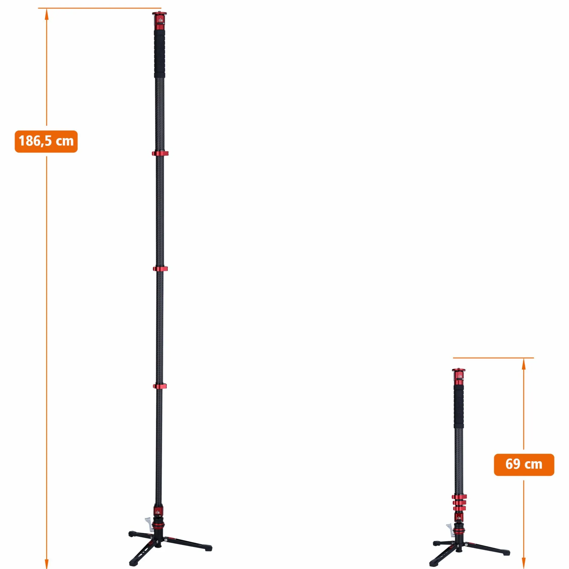 Rollei Easy Traveler|Einbeinstative-Easy Traveler Carbon Monopod