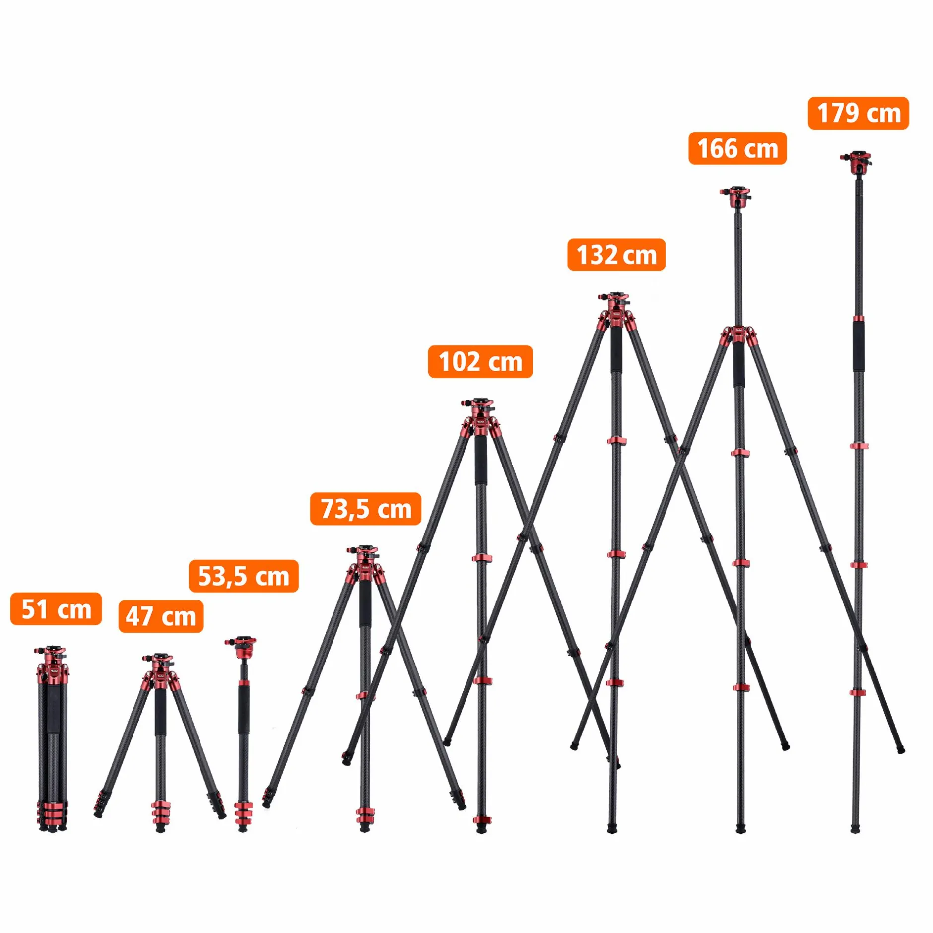 Rollei Easy Traveler|Reisestative-Easy Traveler XL Carbon Stativ