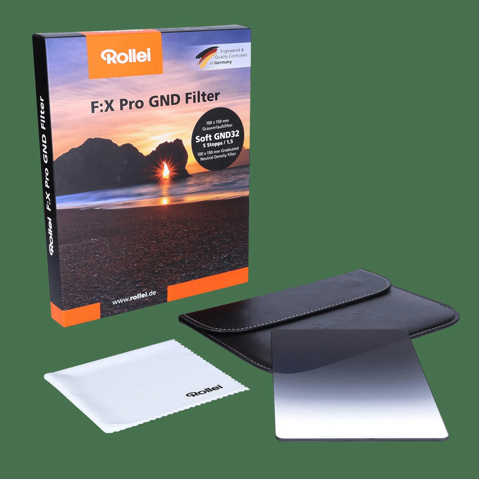 Rollei Verlaufsfilter-F:X Pro Soft Rechteckfilter - Grauverlaufsfilter 100 mm