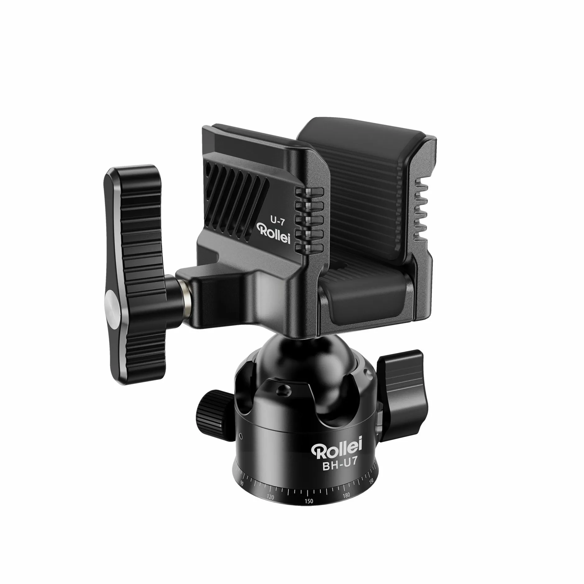 Rollei Stativköpfe|Jagdzubehör-Gewehrklemme | mit Kugelkopf | BH-U7