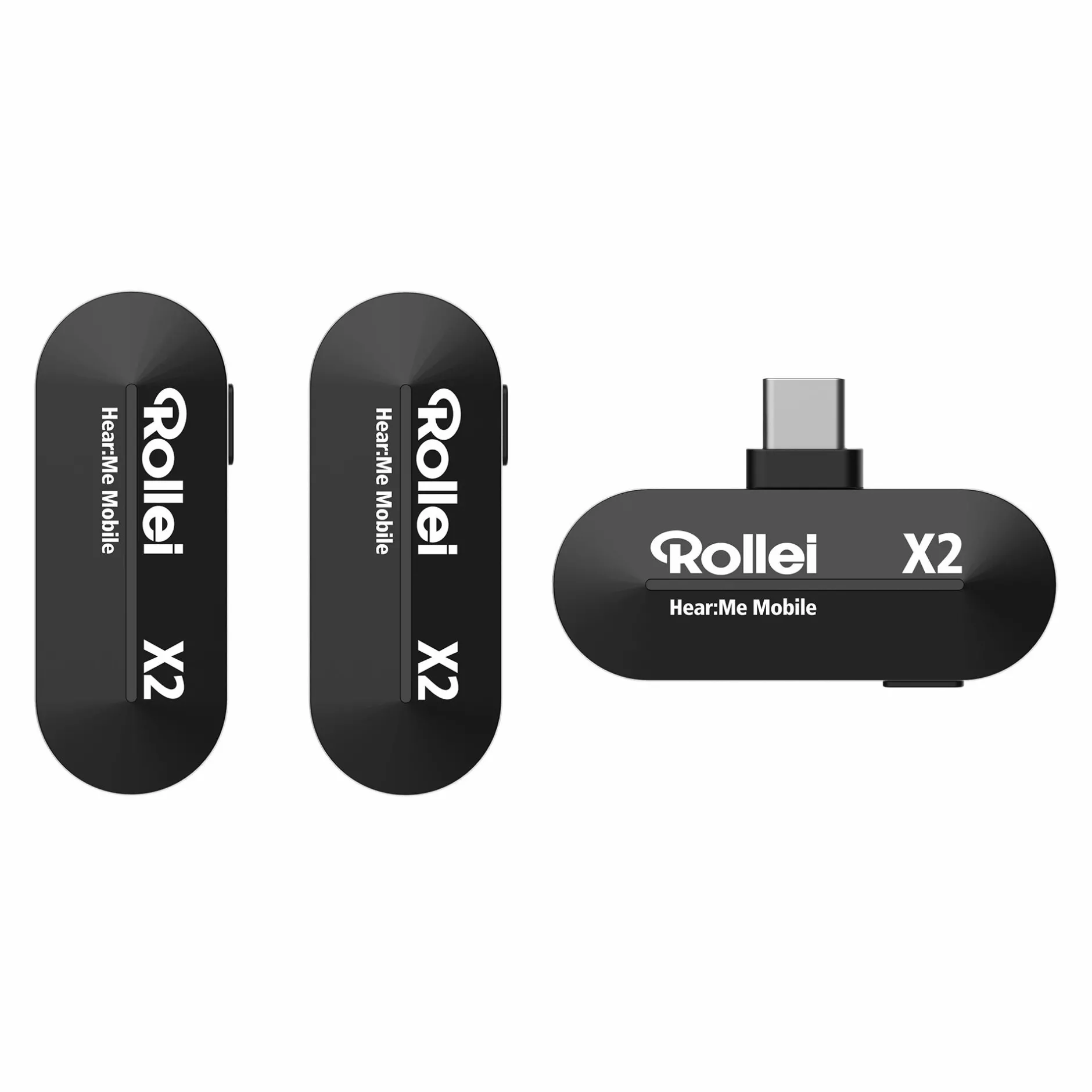 Rollei Mikrofone & Headsets|Headsets & Mikrofone-Hear:Me Mobile | USB-C Plug & Play | Mini Lavalier Mikrofon