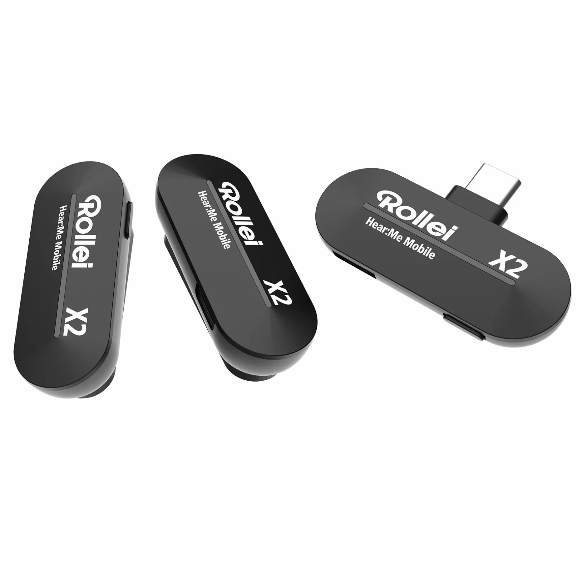 Rollei Mikrofone & Headsets|Headsets & Mikrofone-Hear:Me Mobile | USB-C Plug & Play | Mini Lavalier Mikrofon