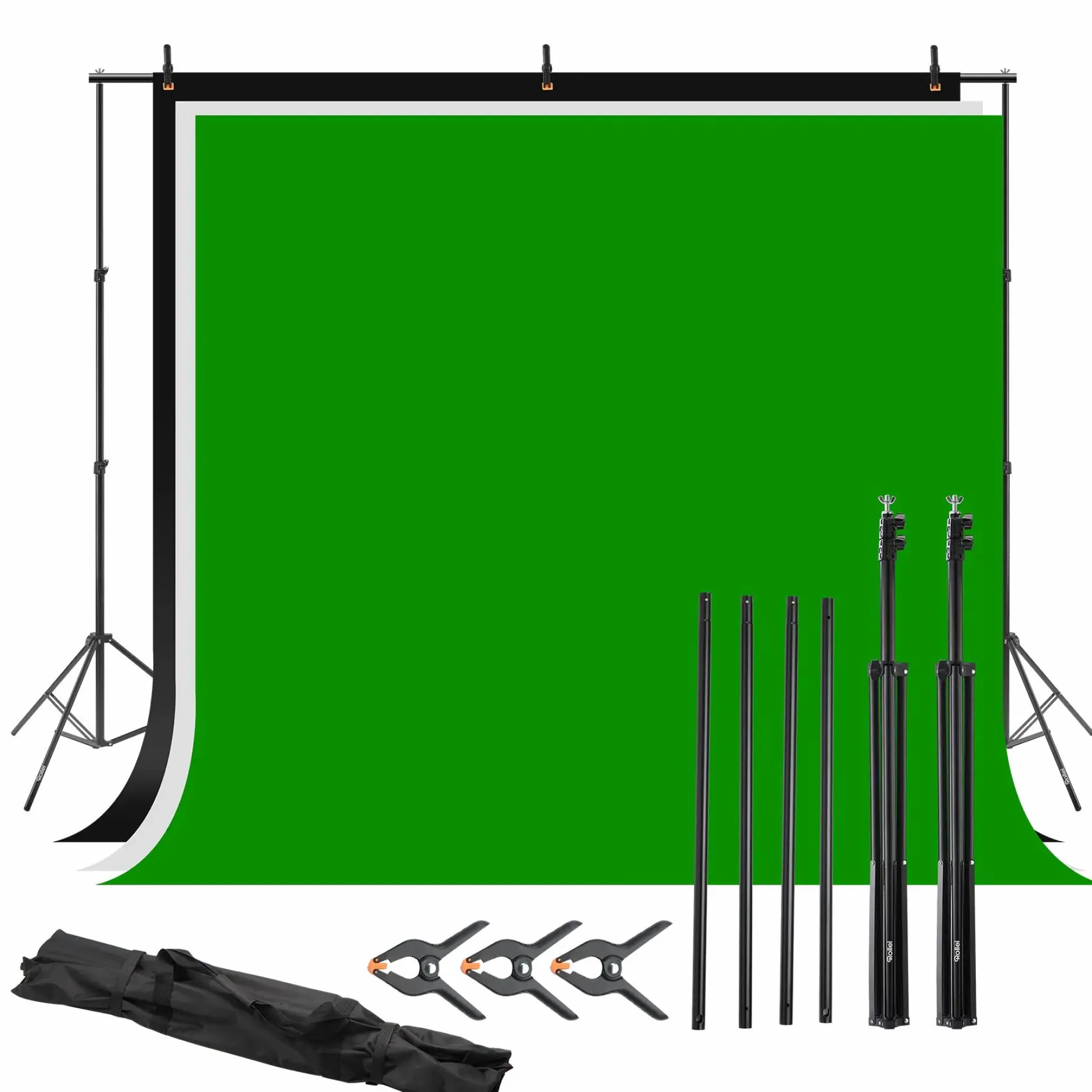 Rollei Hintergründe|Hintergründe-Hintergrund-Stativset inkl. Hintergründe