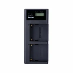 Rollei Akku & Ladegeräte|Led Zubehör-Ladegerät | für NP-F Akkus | Dual Charger