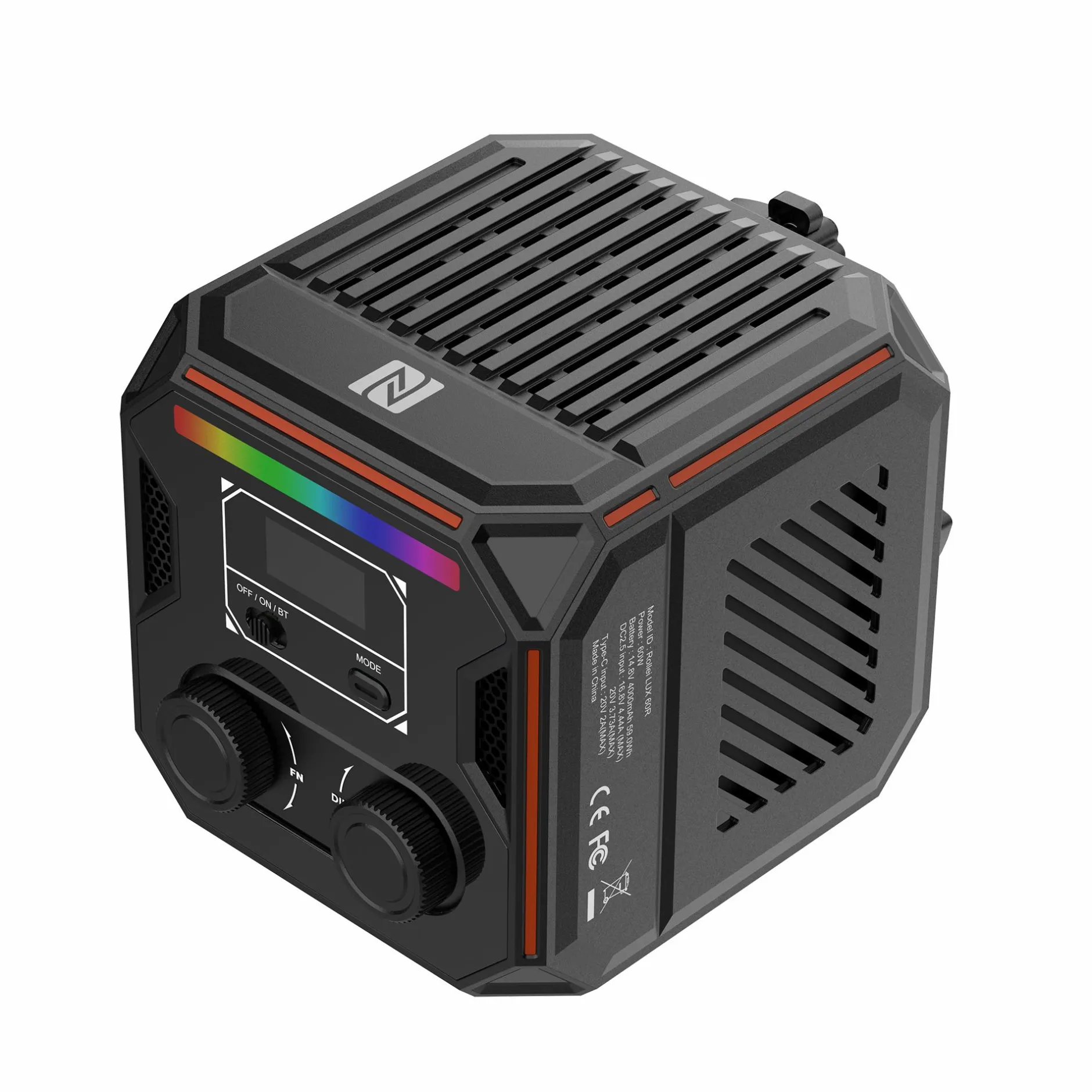 Rollei Pocket Led|Pocket Led-LED-Dauerlicht | RGB Cube 60 | LUX-Serie