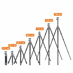 Rollei Reisestative|Dreibeinstative-Lion Rock Traveler Pro inkl. Stativkopf