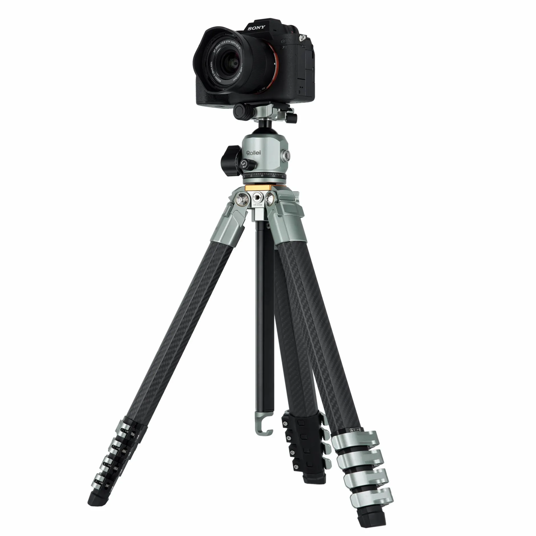 Rollei Reisestative|Dreibeinstative-Lion Rock Traveler Pro inkl. Stativkopf
