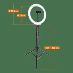 Rollei Ringlicht & Stablicht|Ringlicht & Stablicht-LUMIS Comfort Bi-Color - LED-Ringlicht