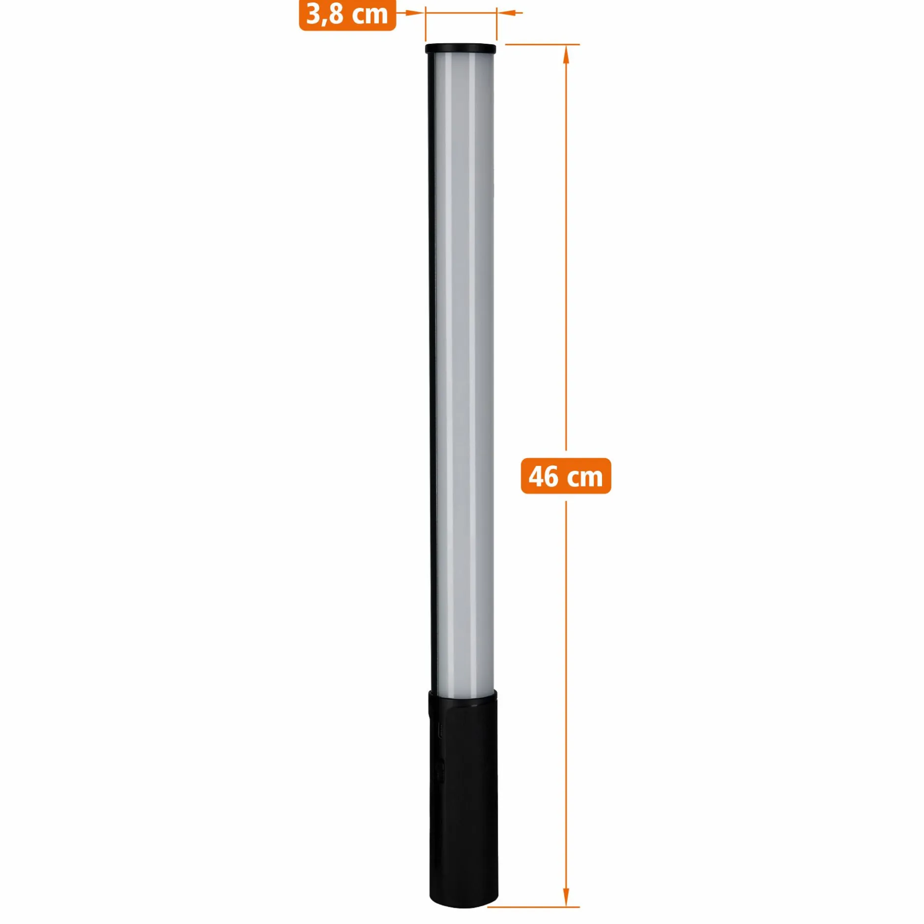 Rollei Ringlicht & Stablicht|Ringlicht & Stablicht-LUMIS Glow RGB - LED-Stablicht