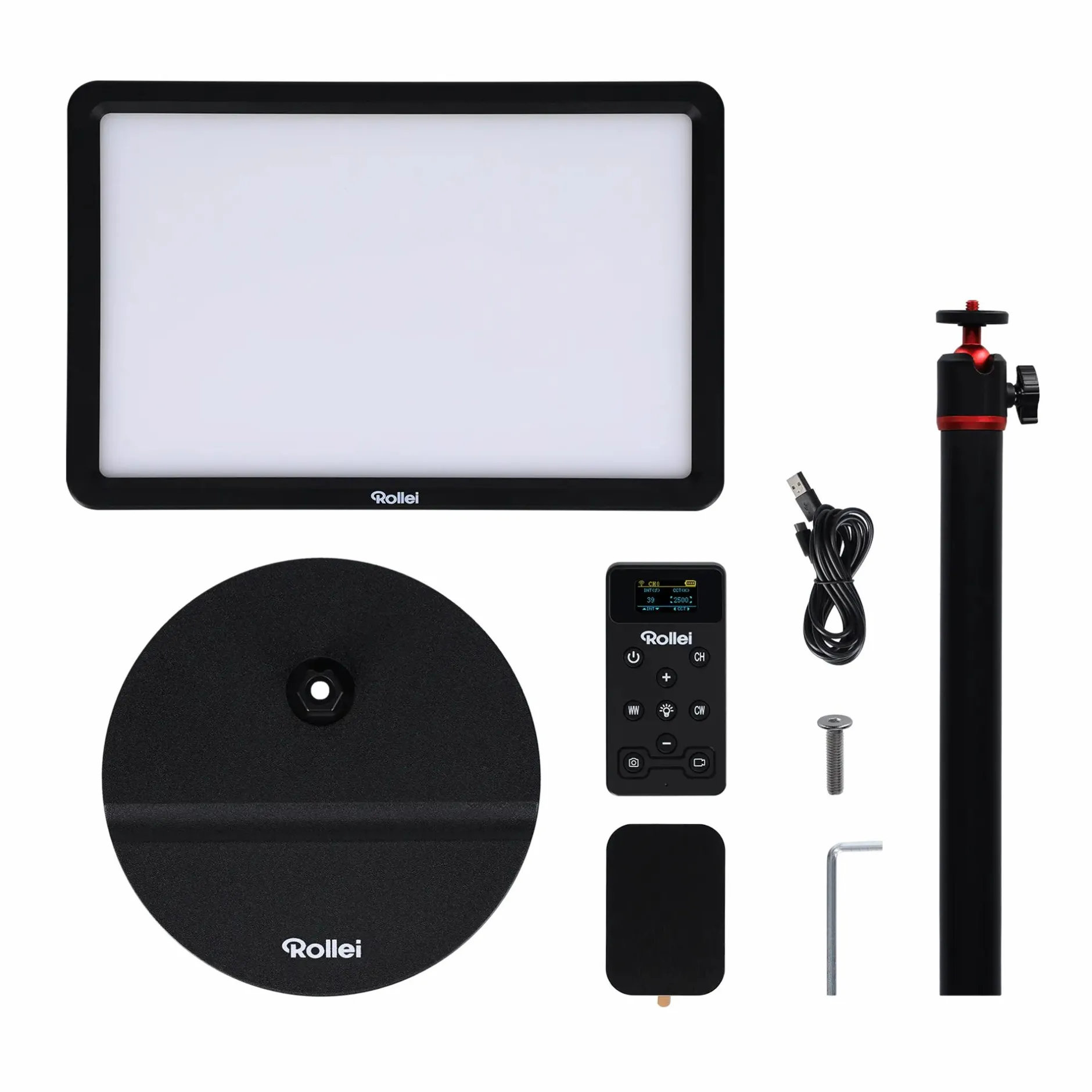 Rollei Pocket Led|Pocket Led-LUMIS Key Light Pro - LED-Streaming-Licht