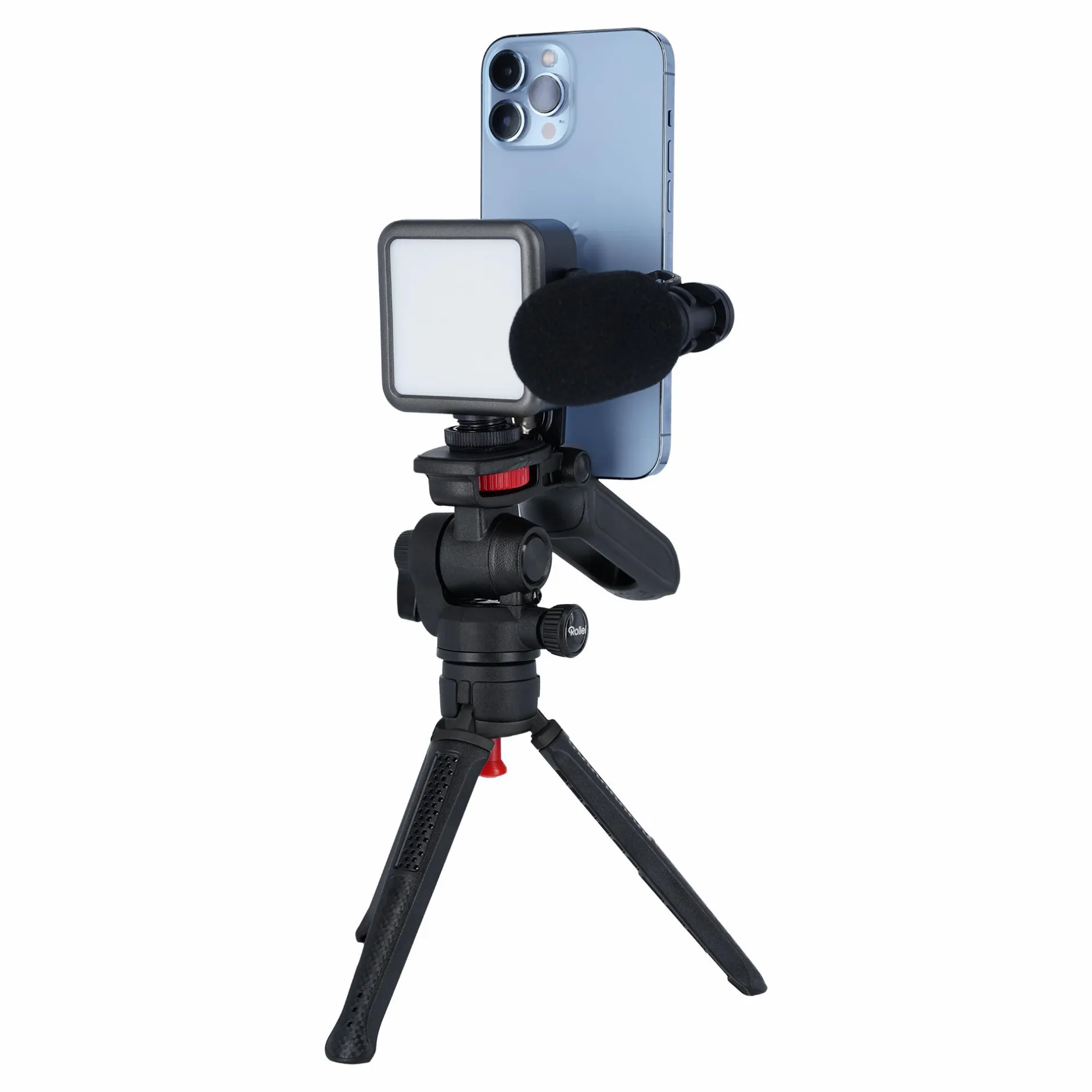 Rollei Selfie Sticks|Tisch- & Ministative-Mini Smartphone Stativ | mit Griff | Creator Grip