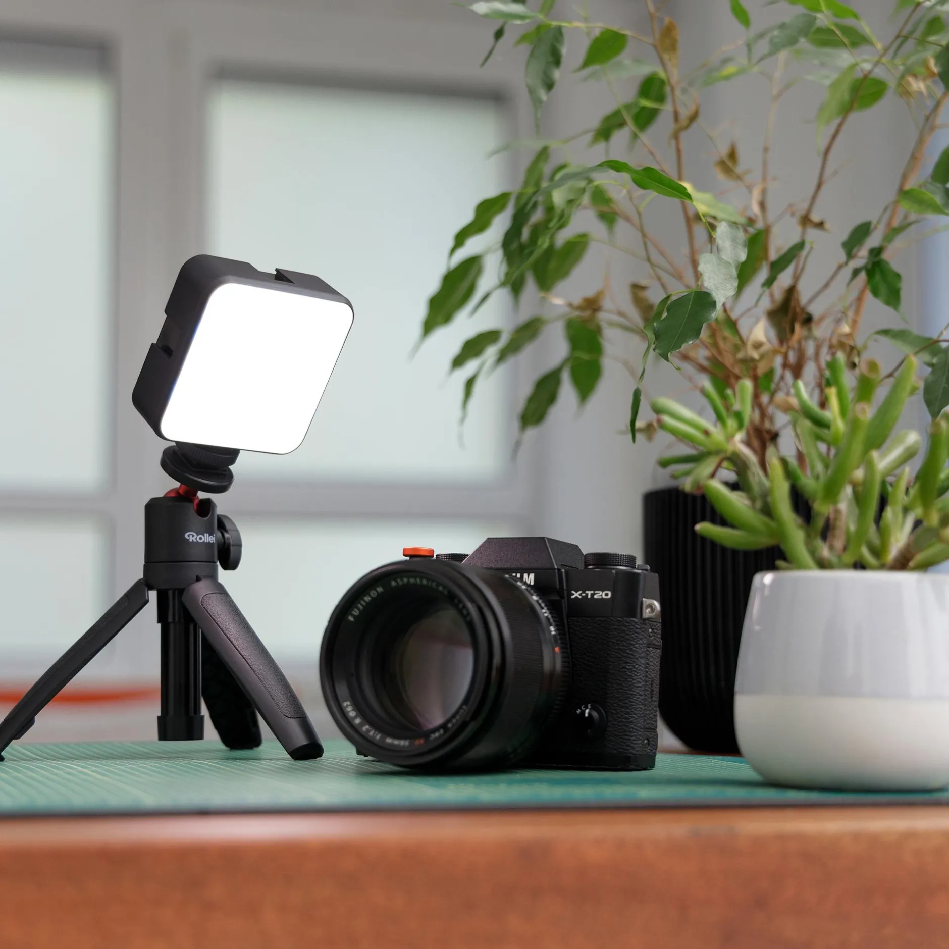 Rollei Tisch- & Ministative|Smartphone-Stative-Ministativ | Comfort Desktop | Mit Kugelkopf