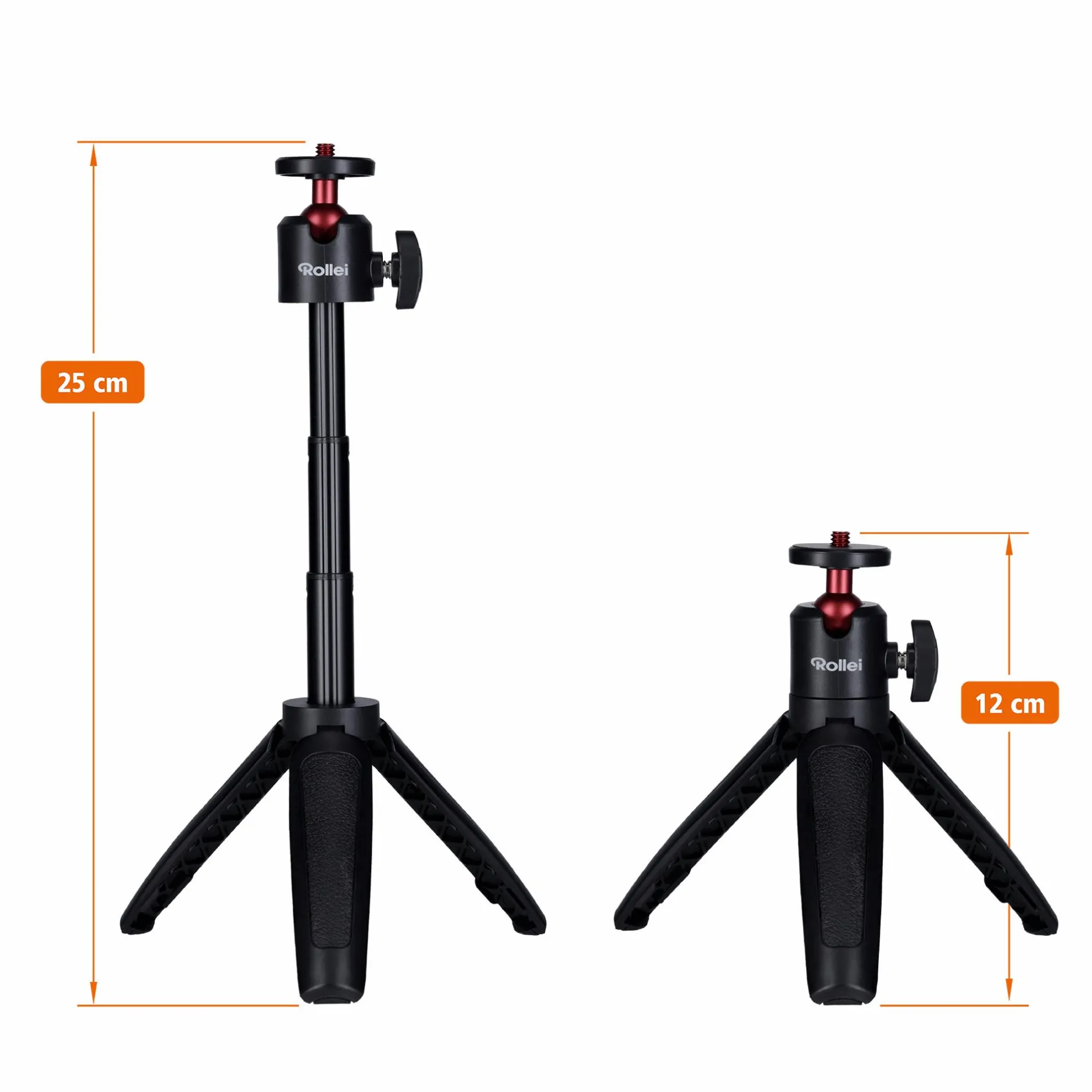 Rollei Tisch- & Ministative|Smartphone-Stative-Ministativ | Comfort Desktop | Mit Kugelkopf
