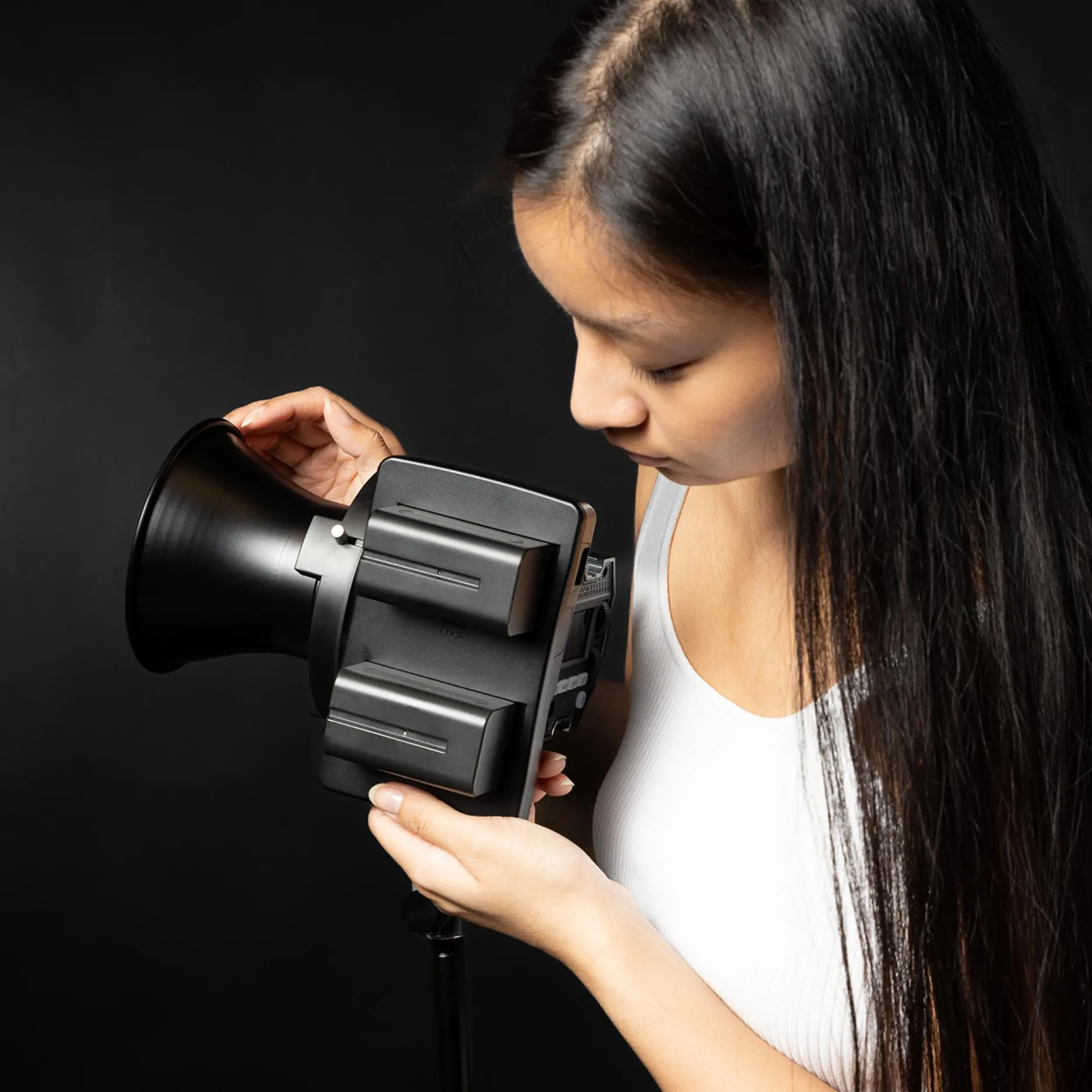 Rollei Led Zubehör|Led-Zubehör-NP-F-Adapter für Candela 60/100