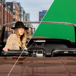 Rollei Hintergründe|Hintergründe-Panorama Greenscreen-Set