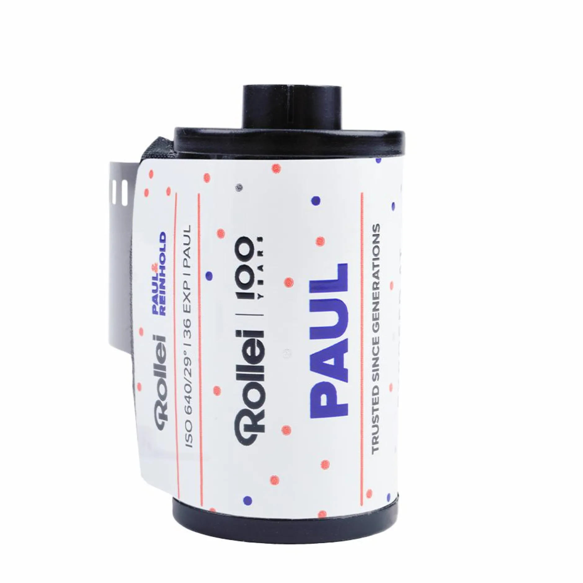 Rollei Analoge Filme-PAUL & REINHOLD Schwarzweiß-Negativfilm | 35 mm | 36 Aufnahmen | ISO 640 Doppelpack