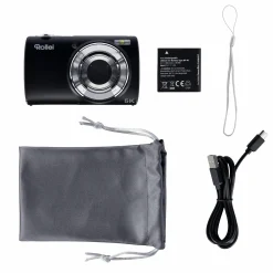 Rollei Digitalkameras-Powerflex Compact I 64 MP Digitalkamera mit 5K