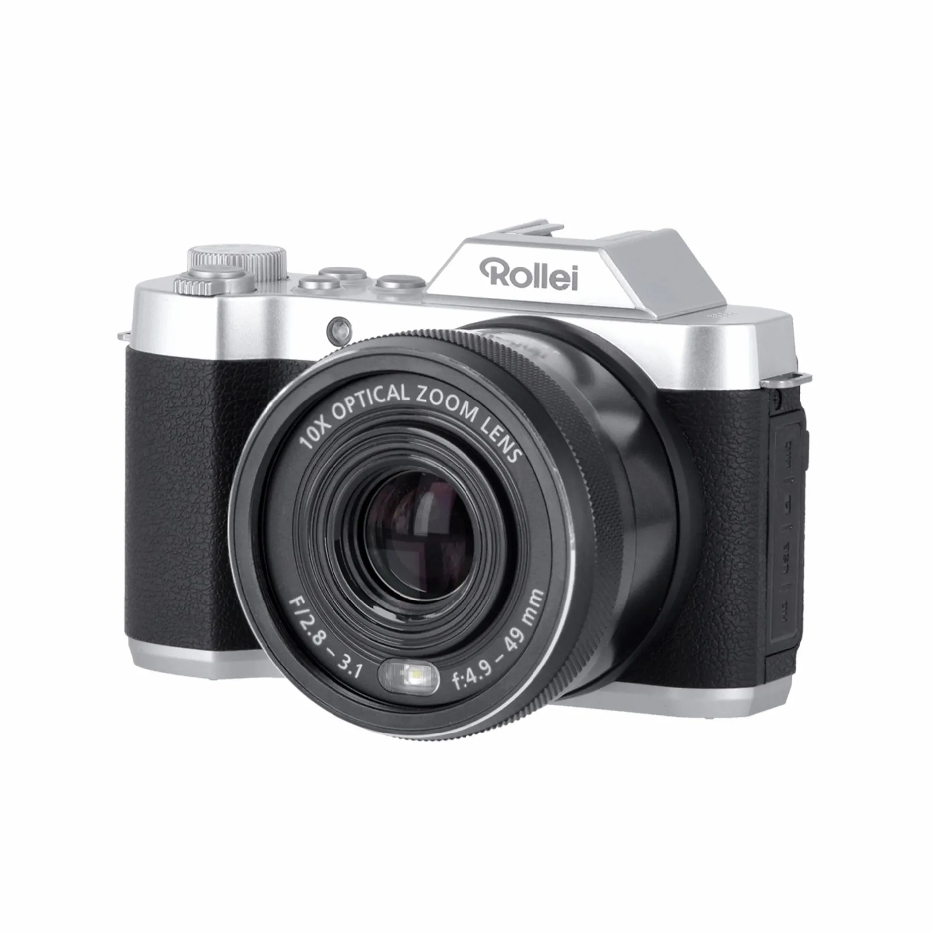 Rollei Digitalkameras-Powerflex 10x Retro | 64 MP Digitalkamera mit 4K