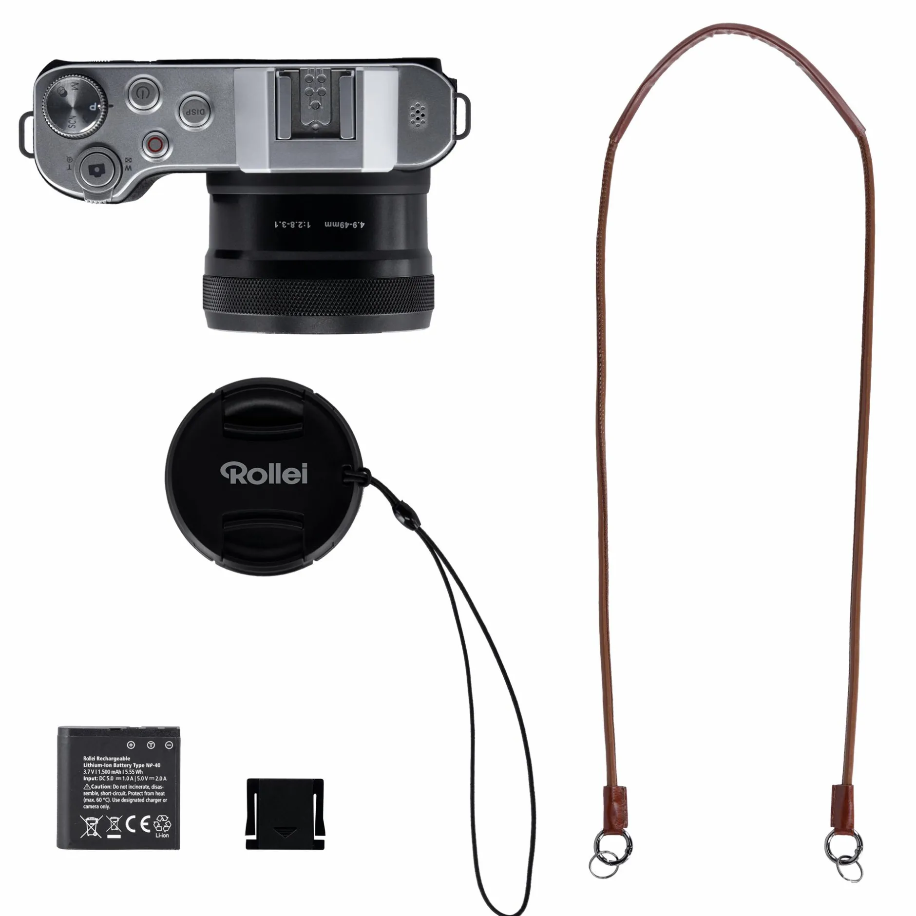 Rollei Digitalkameras-Powerflex 10x Retro | 64 MP Digitalkamera mit 4K