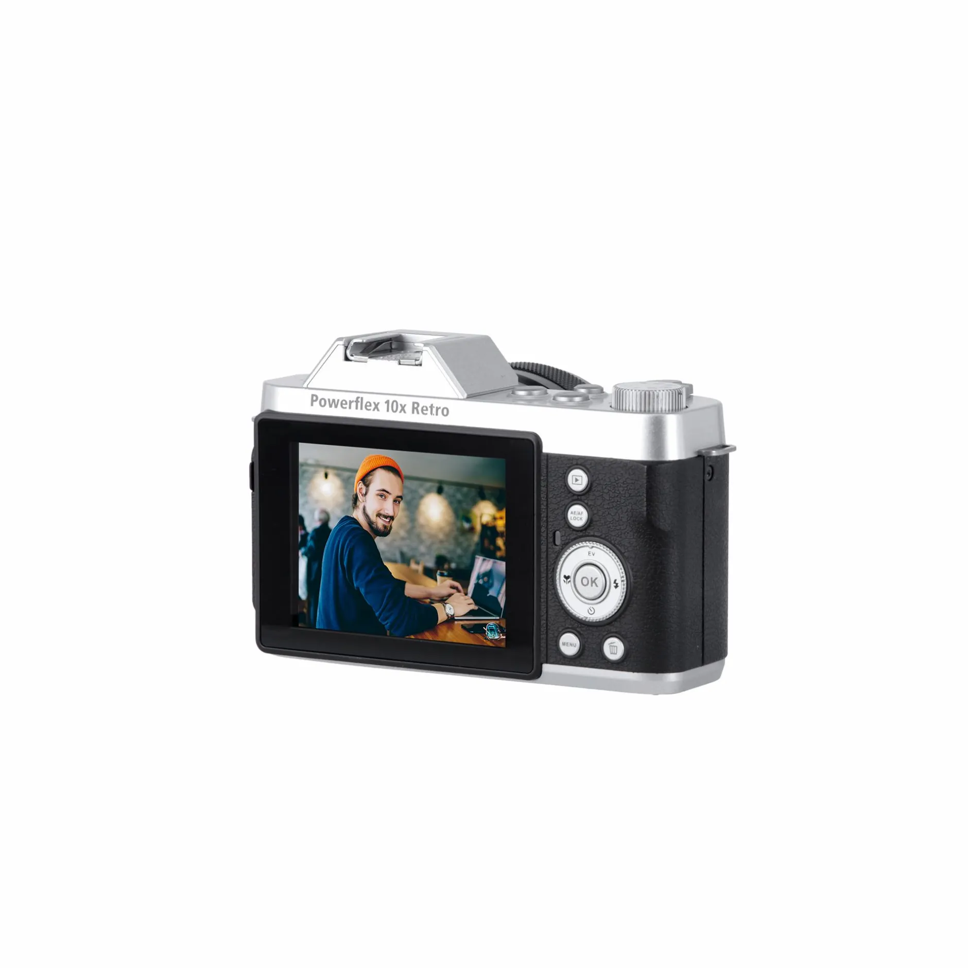 Rollei Digitalkameras-Powerflex 10x Retro | 64 MP Digitalkamera mit 4K