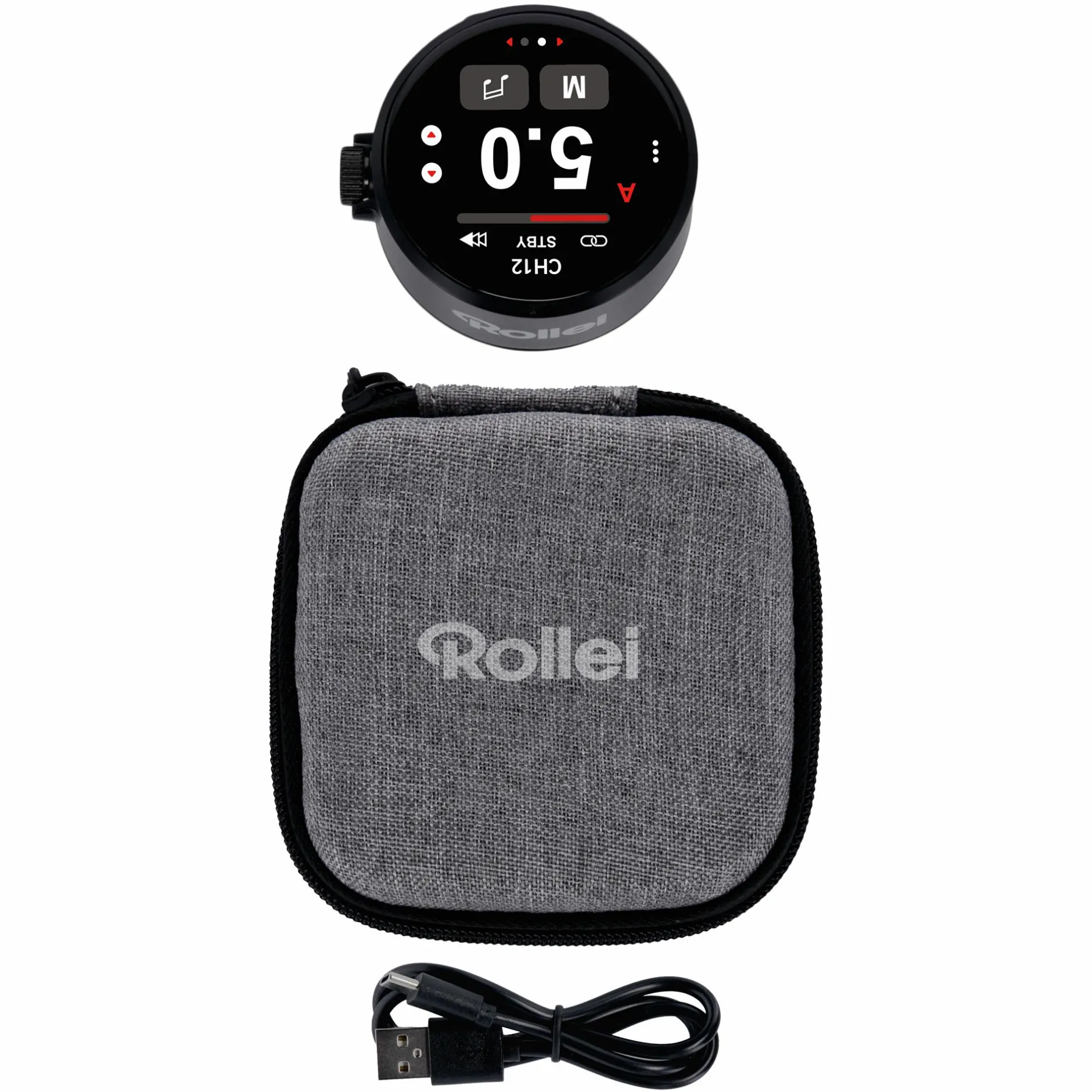 Rollei Funksender|Funksender-Profi Funksender | TR-Q8 Touch | für Studioblitze