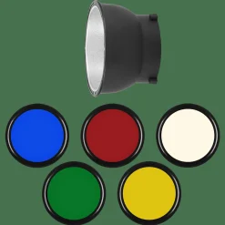 Rollei Reflektoren-Reflektor-Set 45° mit Farbfolien