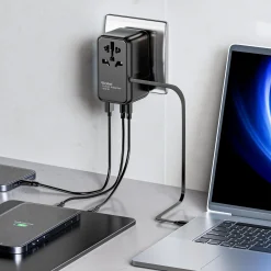 Rollei Netzteile|Reiseadapter-Reiseadapter I 100 Watt I mit 3 USB-C- & 2 USB-A-Anschlüssen