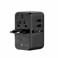 Rollei Netzteile|Reiseadapter-Reiseadapter I 100 Watt I mit 3 USB-C- & 2 USB-A-Anschlüssen