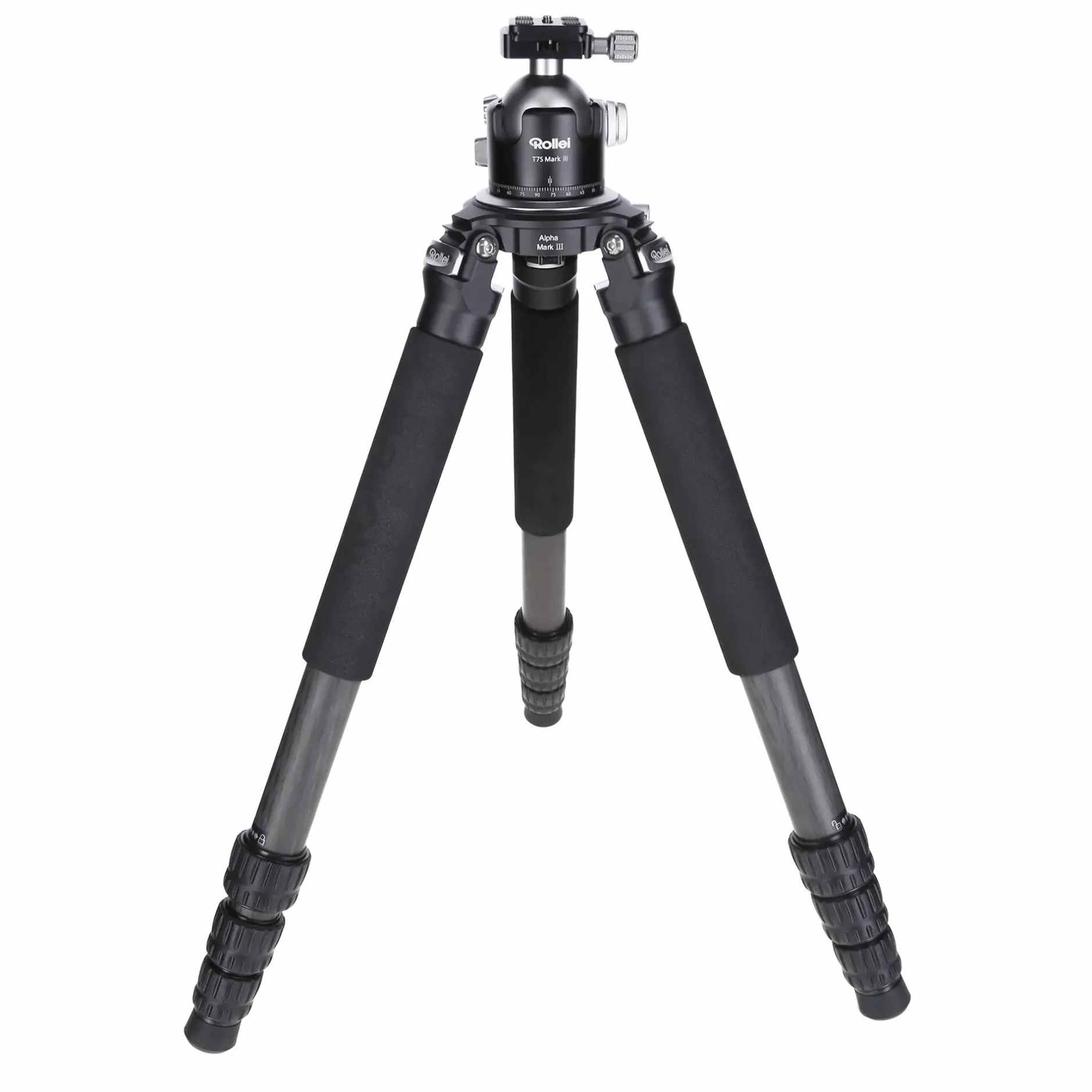 Rollei Dreibeinstative|Rock Solid Serie-Rock Solid Alpha Mark III - Carbon Stativ