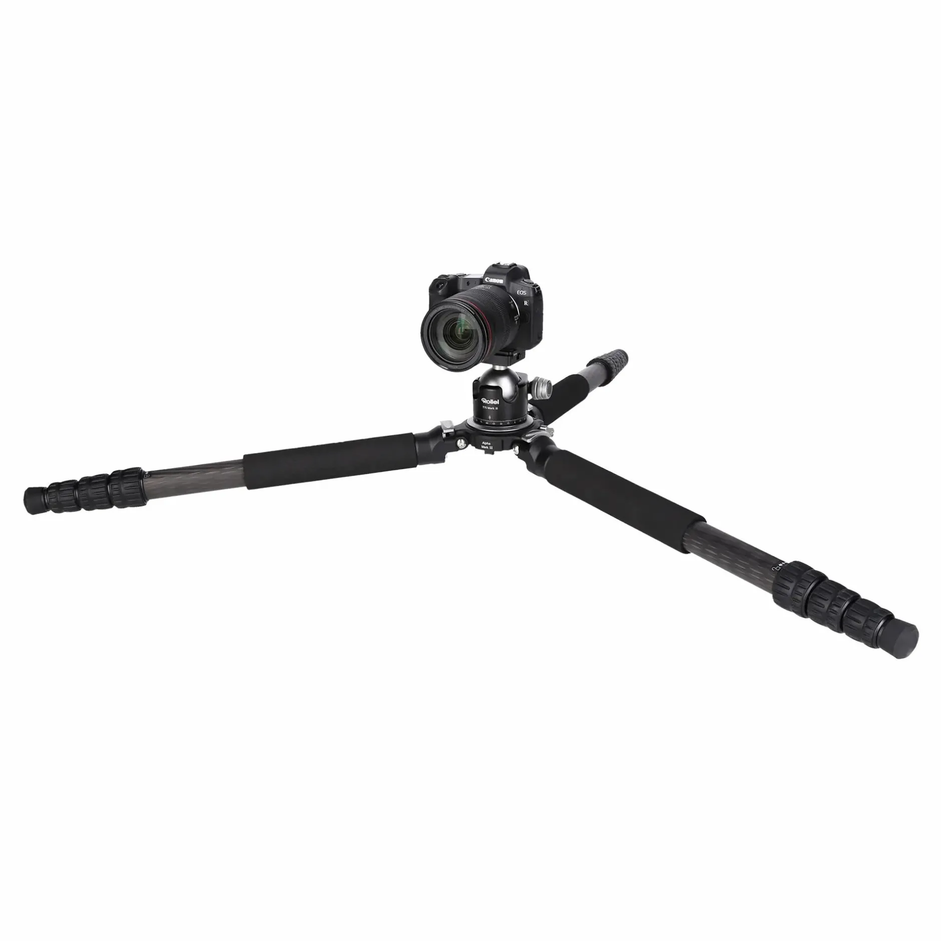 Rollei Dreibeinstative|Rock Solid Serie-Rock Solid Alpha Mark III - Carbon Stativ