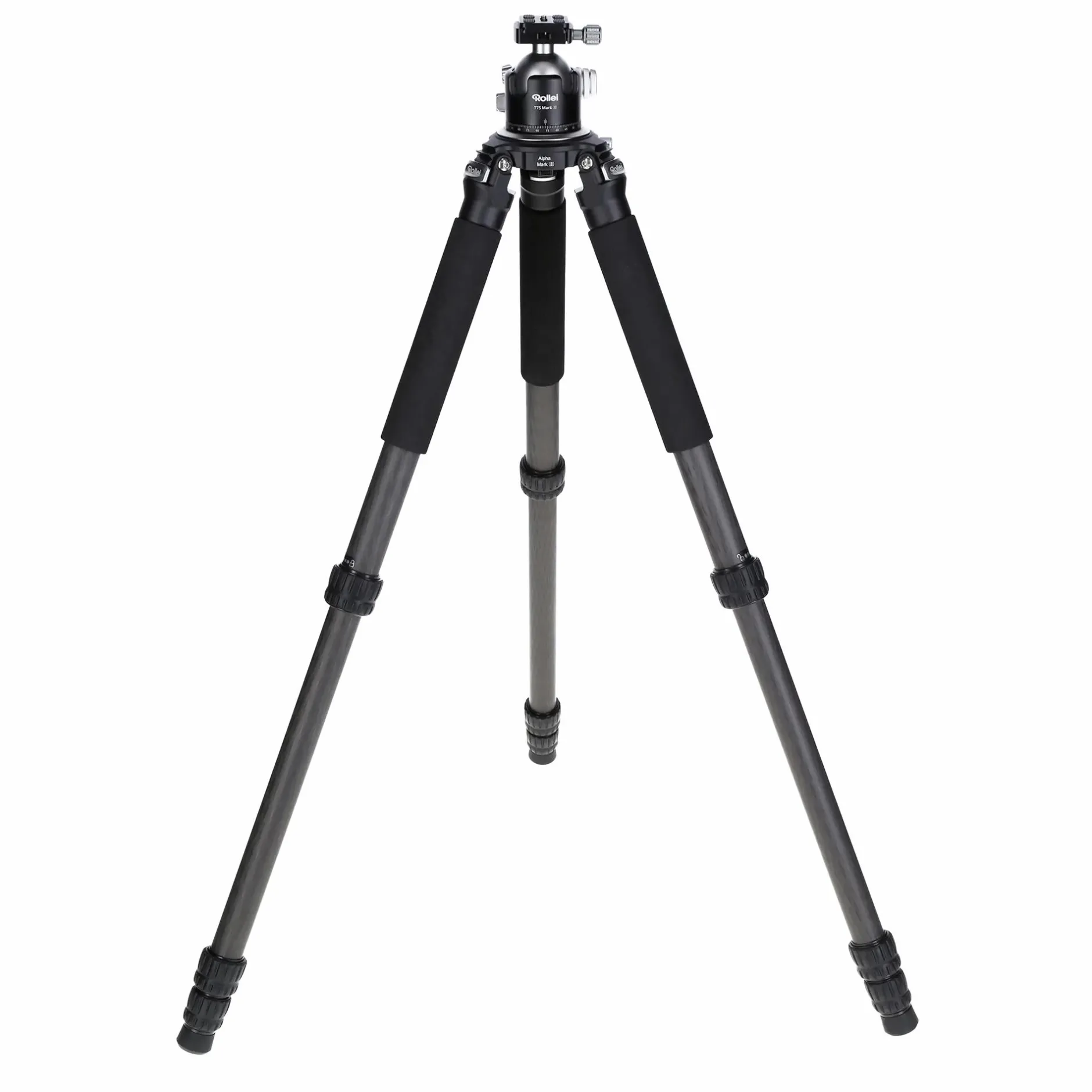 Rollei Dreibeinstative|Rock Solid Serie-Rock Solid Alpha Mark III - Carbon Stativ
