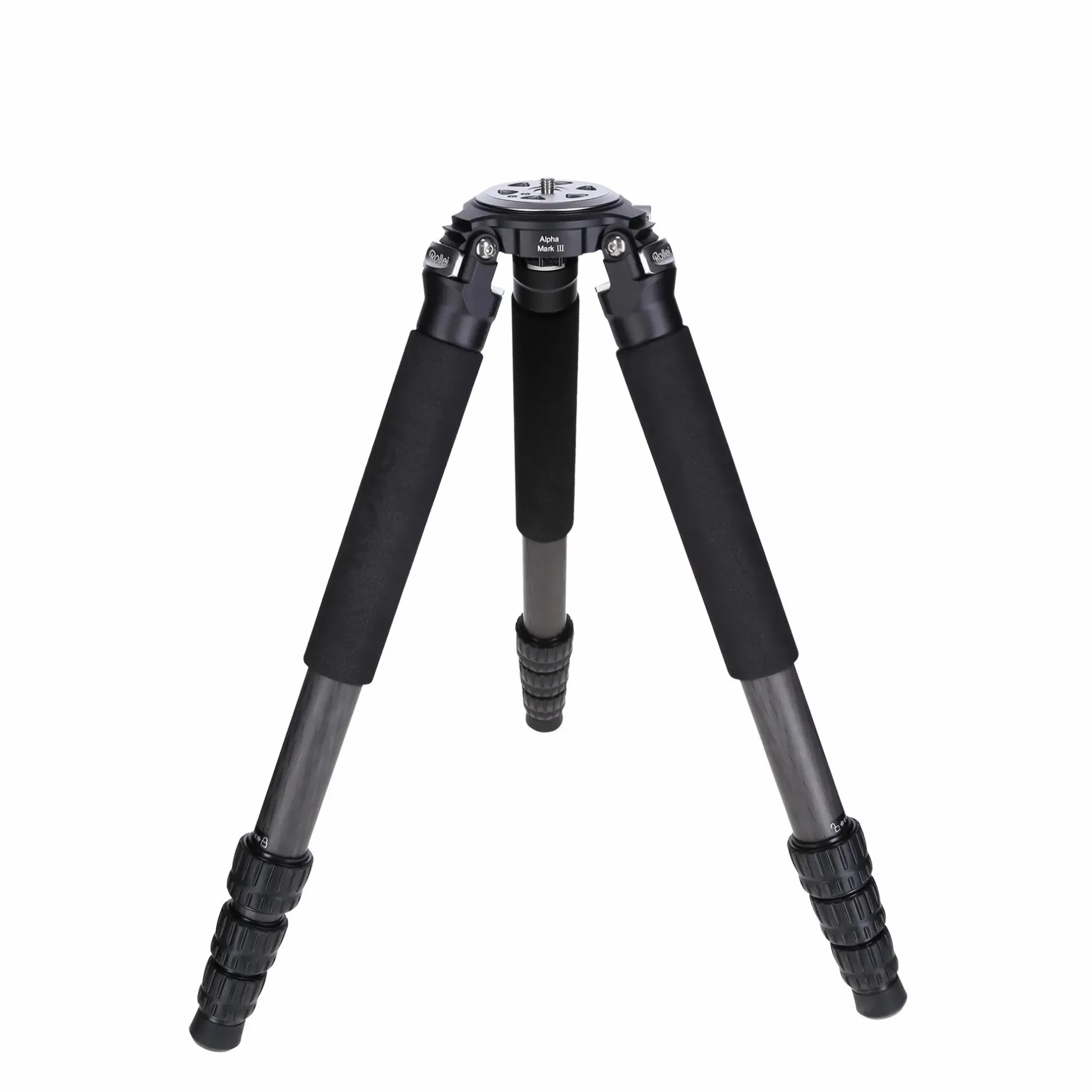 Rollei Dreibeinstative|Rock Solid Serie-Rock Solid Alpha Mark III - Carbon Stativ