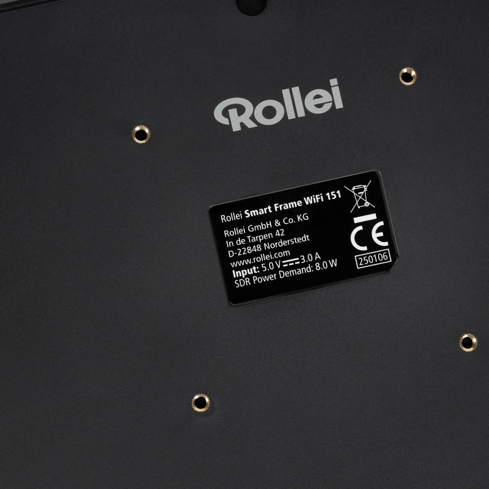 Rollei Digitale Bilderrahmen-Smarter Bilderrahmen | 15,6" Diagonale | WiFi | Frameo App | Modell 151