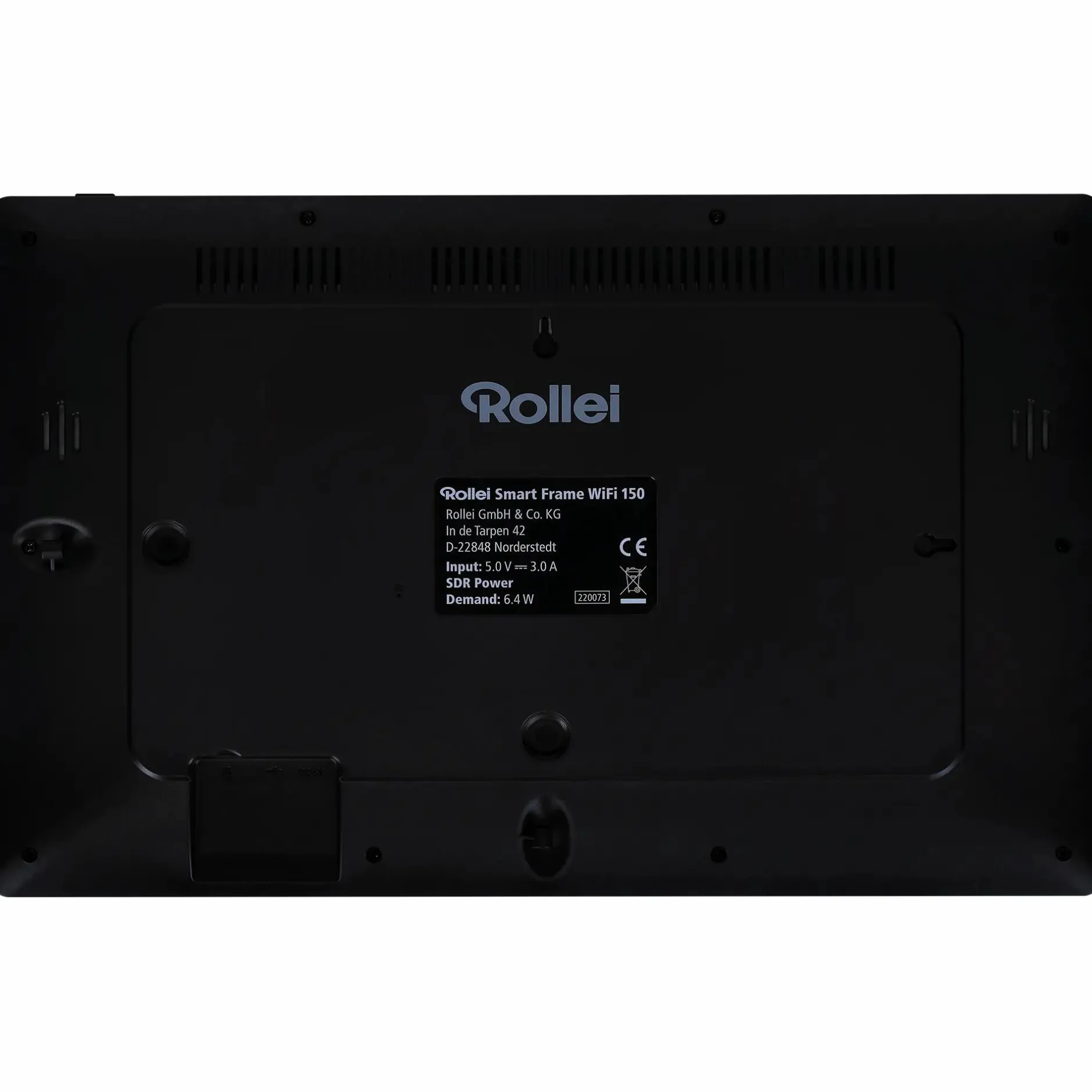 Rollei Digitale Bilderrahmen-Smarter Bilderrahmen | 15" Diagonale | Wifi | Frameo App | Modell 150