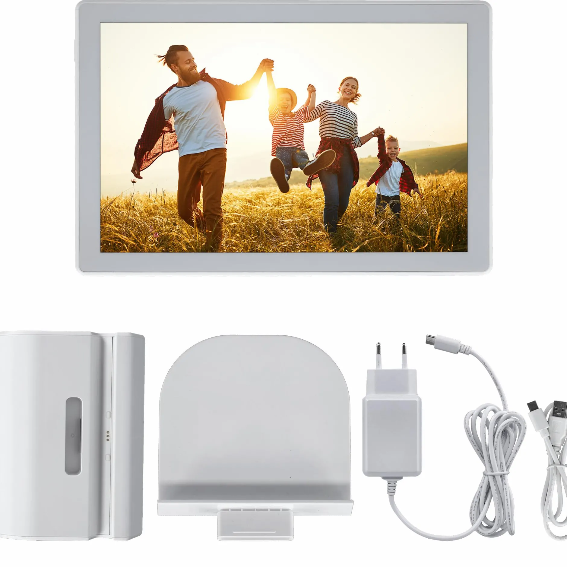 Rollei Digitale Bilderrahmen-Smarter Bilderrahmen | 10" Diagonale | Wifi | Frameo App | Modell 106 Portable