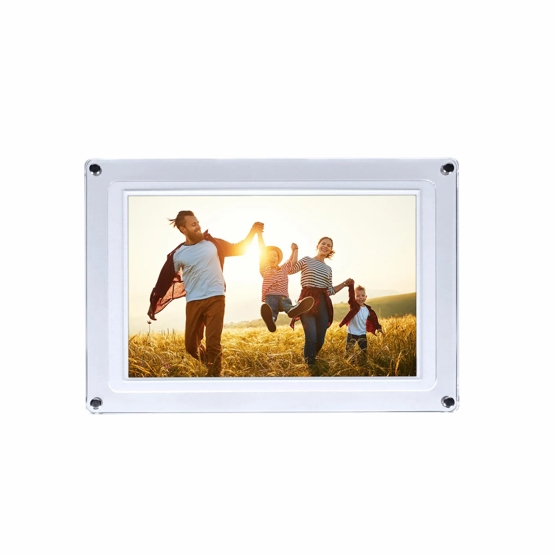 Rollei Digitale Bilderrahmen-Smarter Bilderrahmen | 10,1" Diagonale | WiFi | Frameo App | Acryl | Modell 109