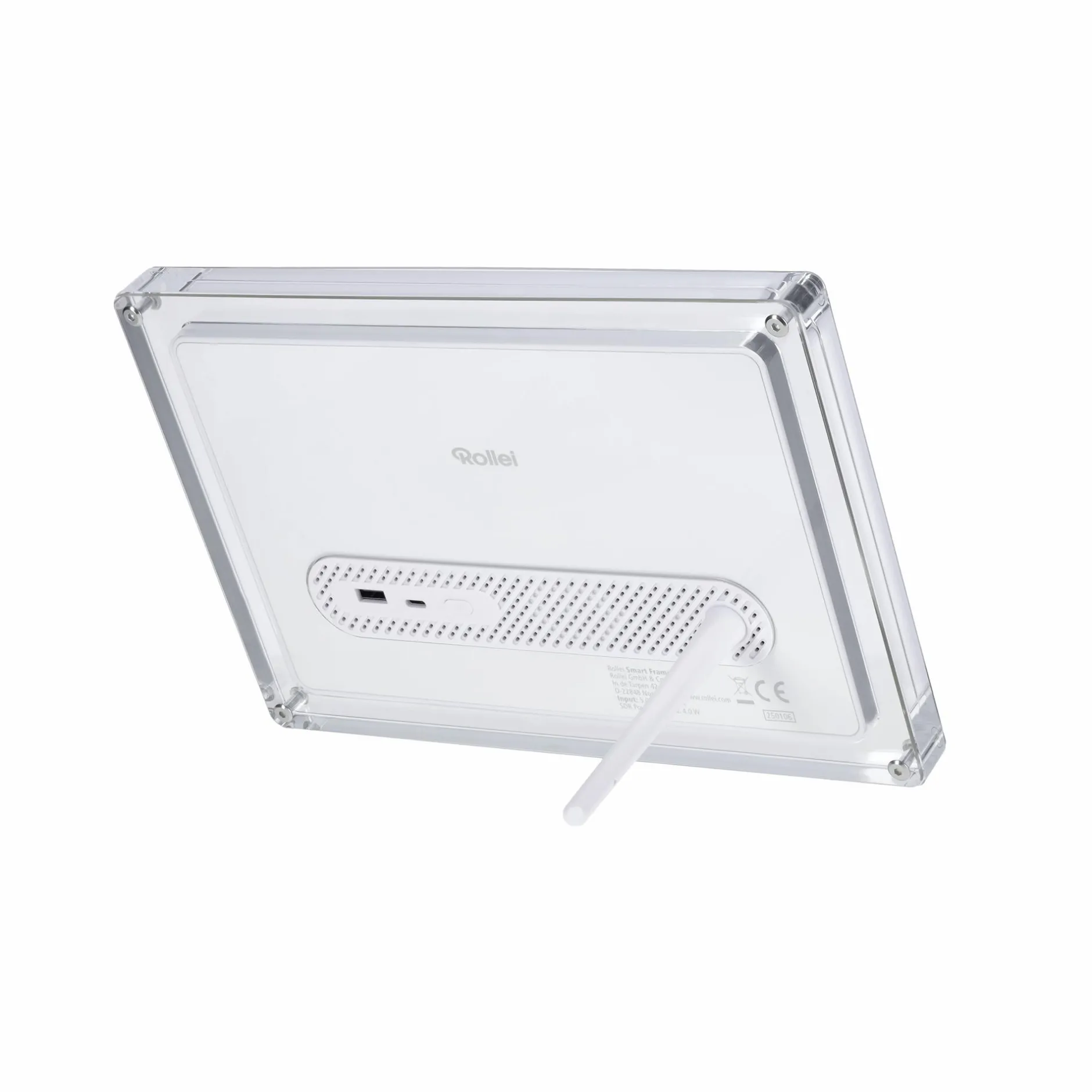 Rollei Digitale Bilderrahmen-Smarter Bilderrahmen | 10,1" Diagonale | WiFi | Frameo App | Acryl | Modell 109