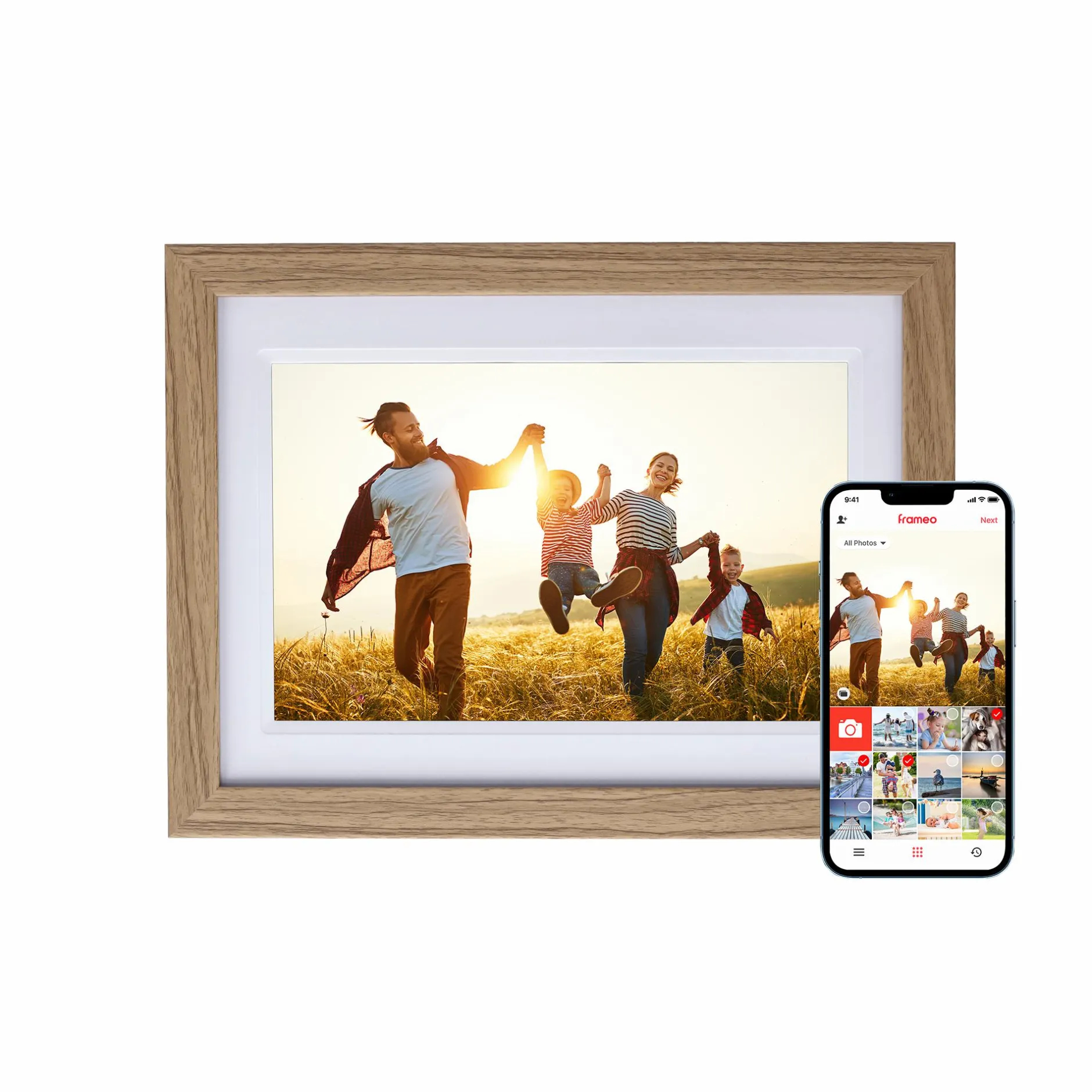 Rollei Digitale Bilderrahmen-Smarter Bilderrahmen | 10,1" Diagonale | WiFi | Frameo App | Modell 1010