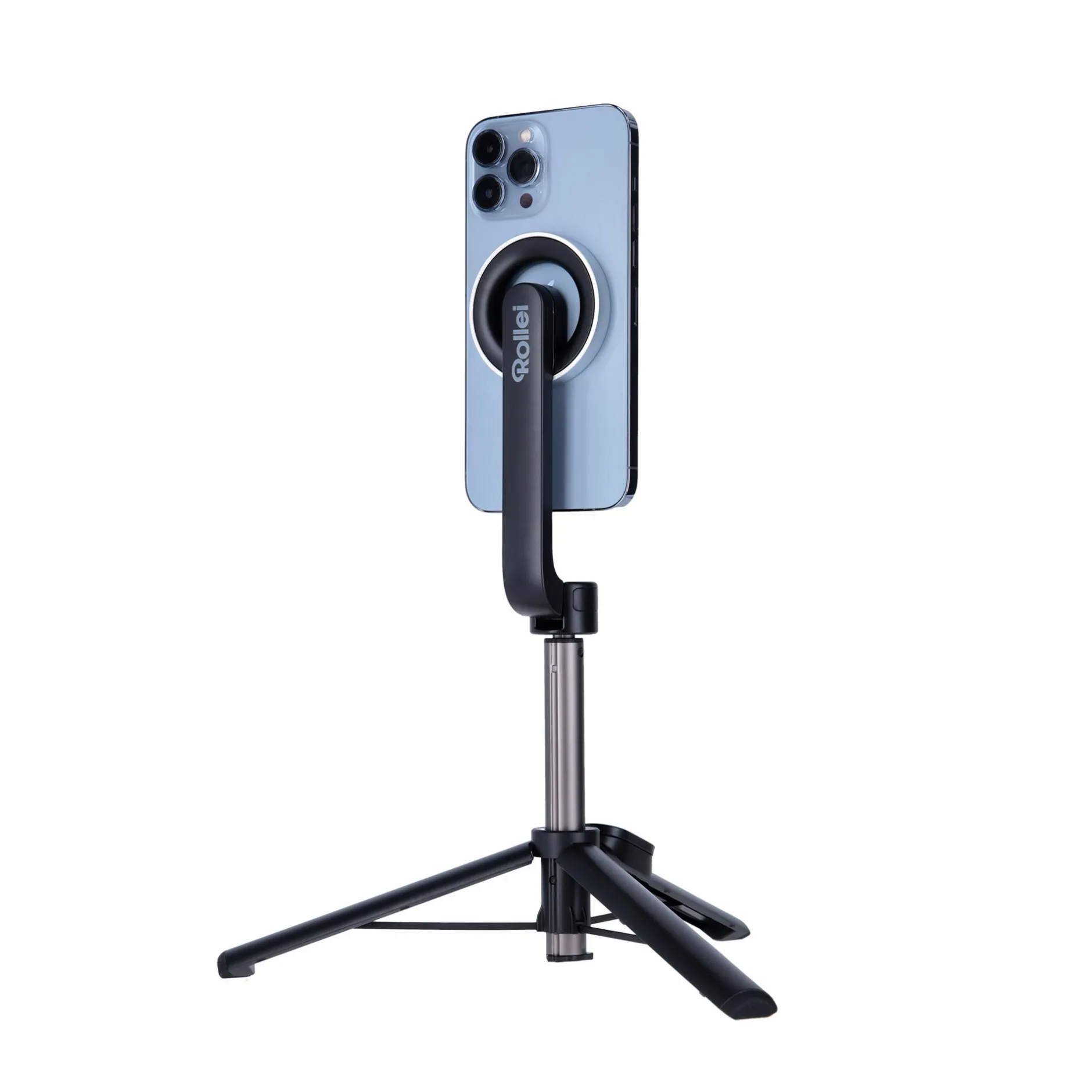 Rollei Selfie Sticks|Tisch- & Ministative-Smartphone Stativ | ausziehbar | magnetisch | für iPhones