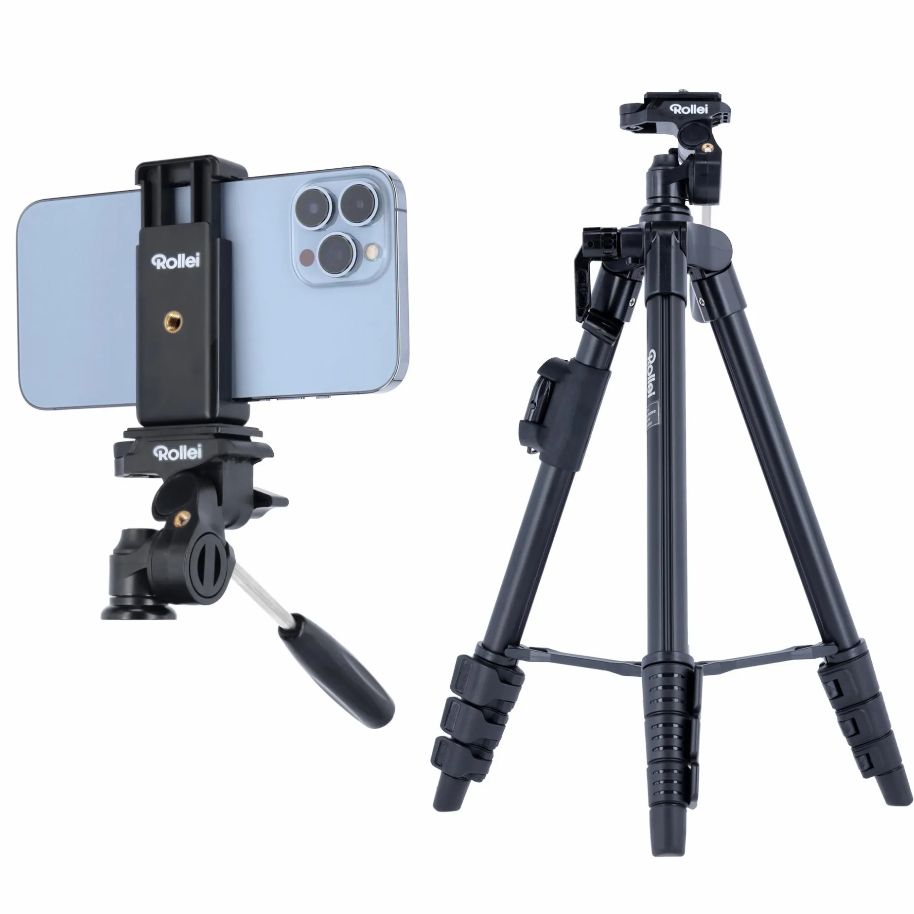 Rollei Smartphone-Stative|Stative-Smartphone Stativ | mit Fernauslöser | Traveler